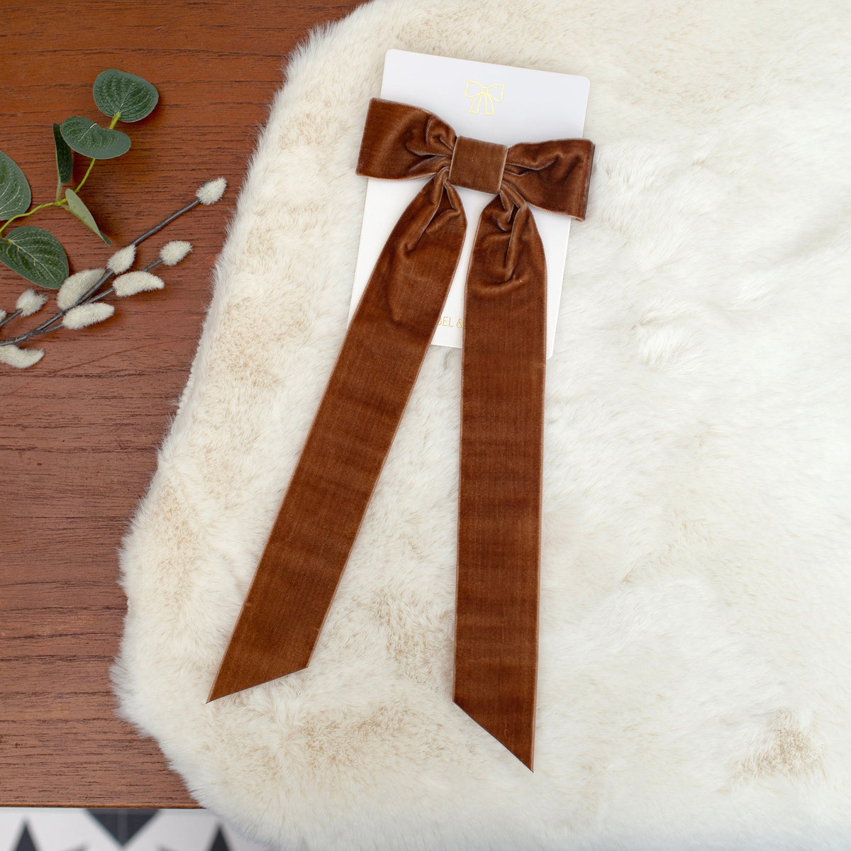 Mabel & Fox - Personalised Velvet Bow Gift Sack